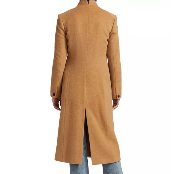 Rag & Bone Wool Tan Camel Hair Peacoat Coat  Size XS or 0 - Picture 2 of 16